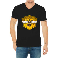 Save The Bees V-neck Tee | Artistshot