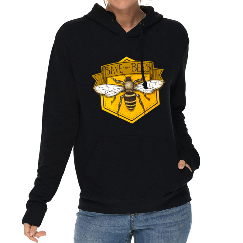 Save The Bees Lightweight Hoodie | Artistshot