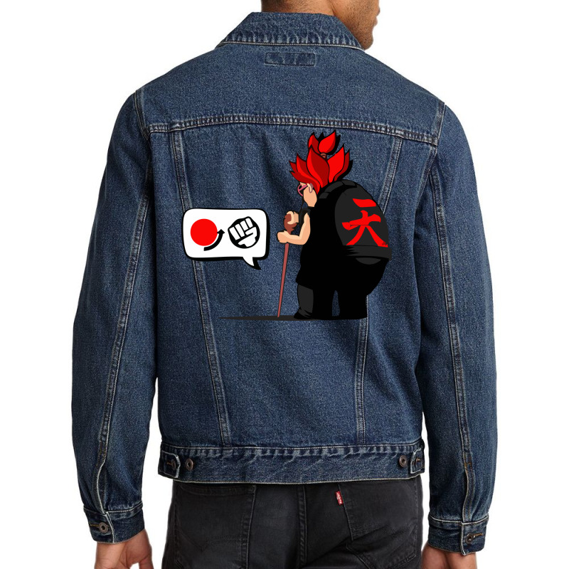 Uncle Goku Anime Japanese Populer And Tranding Men Denim Jacket by anyarpasar68 | Artistshot