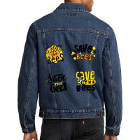 Save The Bees S Pack, Save The Bees Collection, Men Denim Jacket | Artistshot