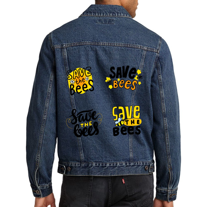 Save The Bees S Pack, Save The Bees Collection, Men Denim Jacket | Artistshot