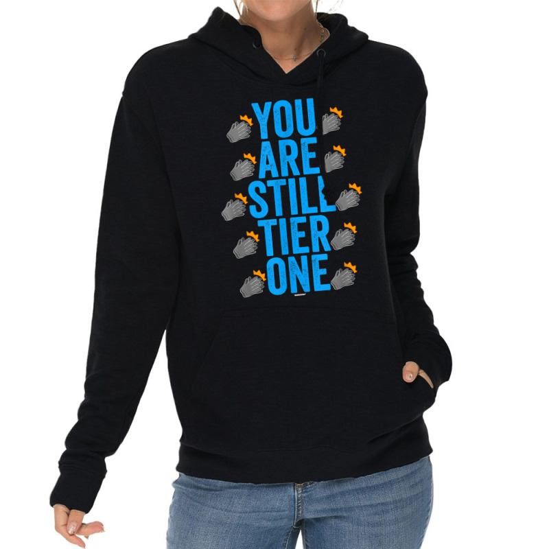 Clapping Gloves Swagazon Associate You Are Still Tier One T Shirt Lightweight Hoodie | Artistshot