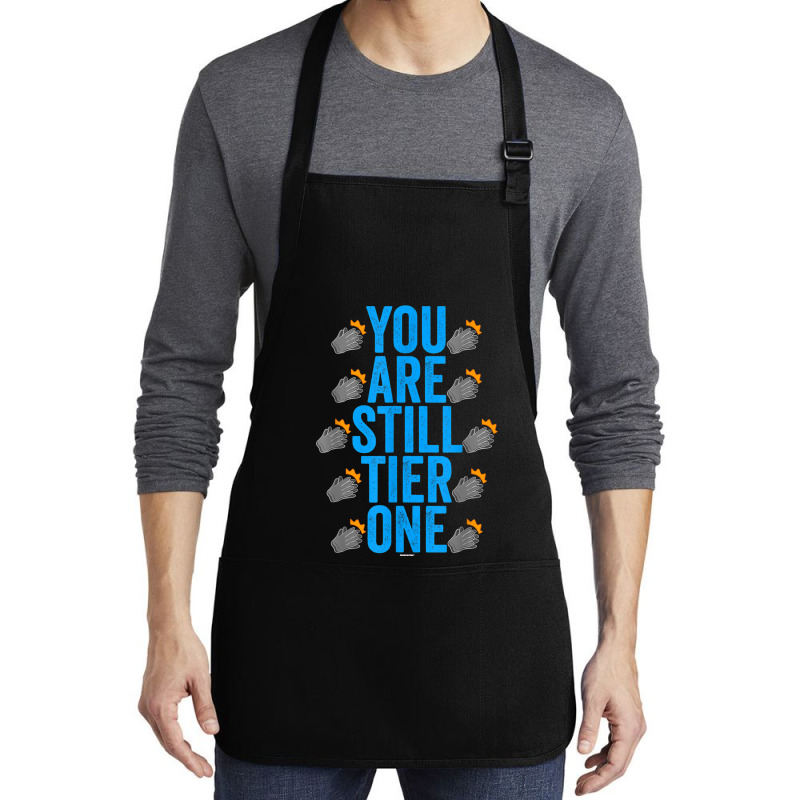 Clapping Gloves Swagazon Associate You Are Still Tier One T Shirt Medium-length Apron | Artistshot