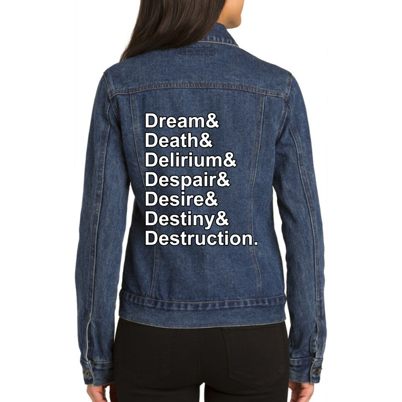 The Endless Ladies Denim Jacket by TERESALIRES | Artistshot