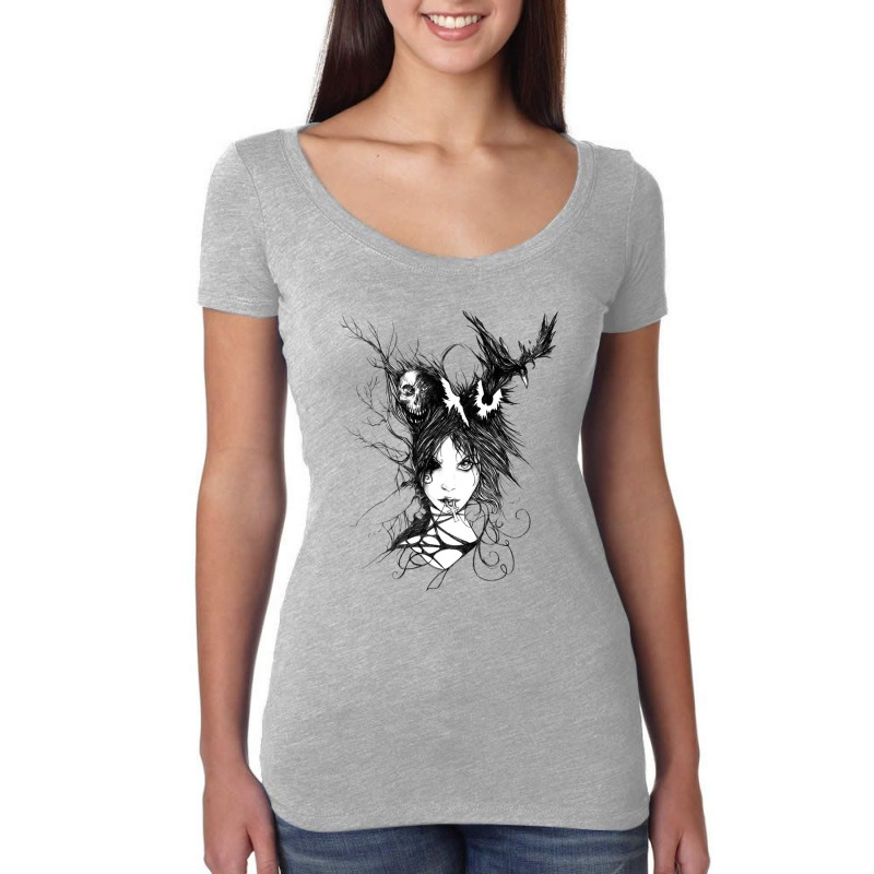 Death Women's Triblend Scoop T-shirt by STEVERAMER | Artistshot