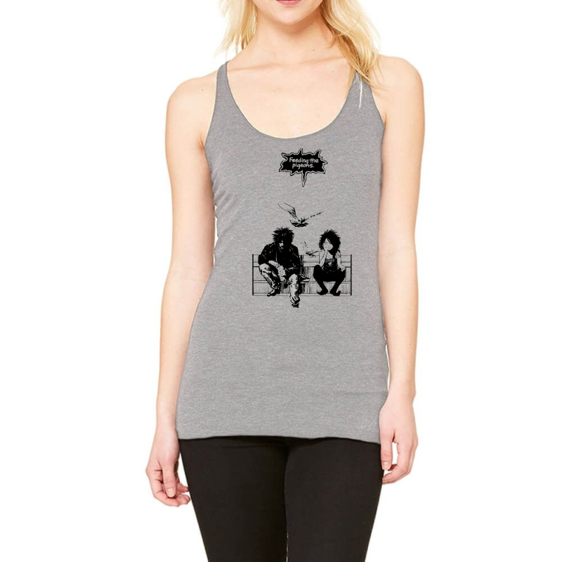 Feeding The Pigeons  (black) Racerback Tank by STEVERAMER | Artistshot