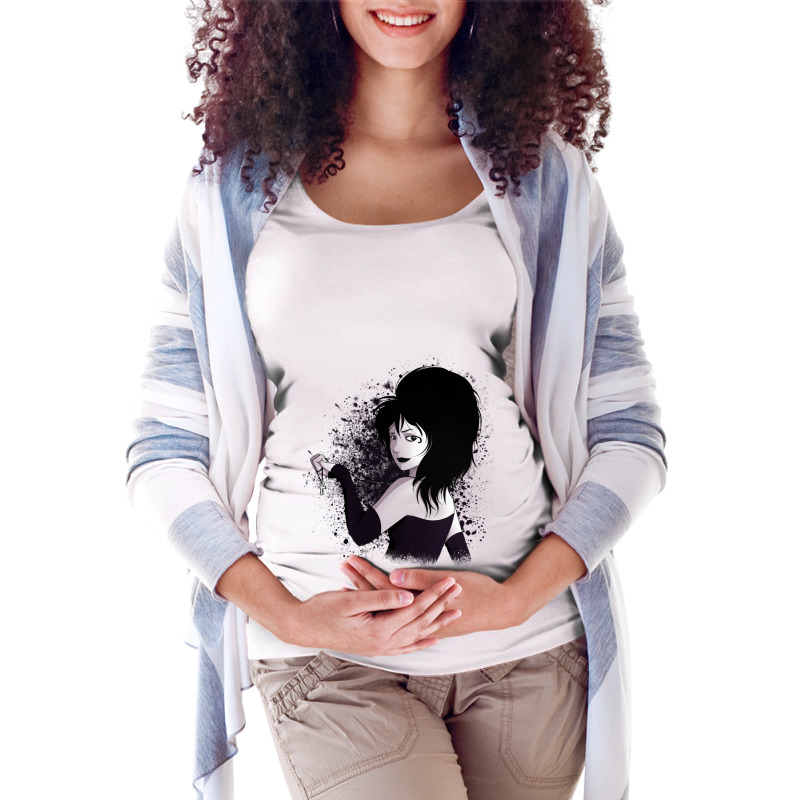 Lady Death Of The Endless Relaxed Fit Maternity Scoop Neck T-shirt by STEVERAMER | Artistshot