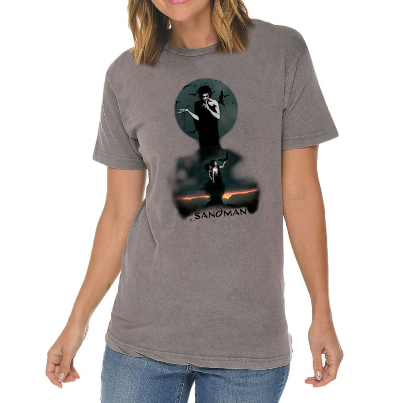 The Sandman And Death Vertigo Vintage T-Shirt by STEVERAMER | Artistshot