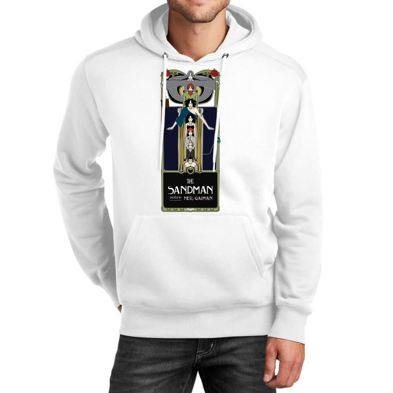 The Sandman Homage, Art Nouveau Glasgow School Style Unisex Hoodie by STEVERAMER | Artistshot