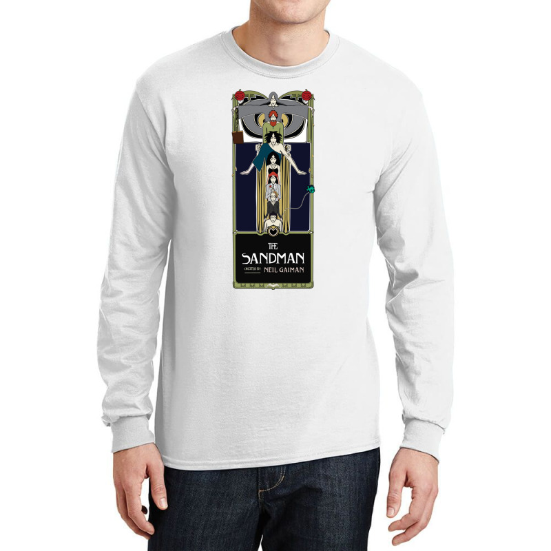 The Sandman Homage, Art Nouveau Glasgow School Style Long Sleeve Shirts by STEVERAMER | Artistshot