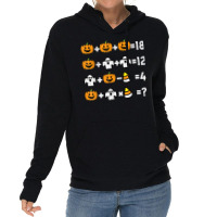 Pumpkin Ghost Equation Math Teacher Halloween Costume T Shirt Lightweight Hoodie | Artistshot