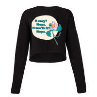 It Easy - Relatable Quote Funny Bad Translation Cropped Sweater | Artistshot