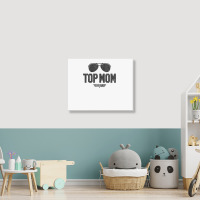 Top Gun   Top Mom T Shirt Landscape Canvas Print | Artistshot