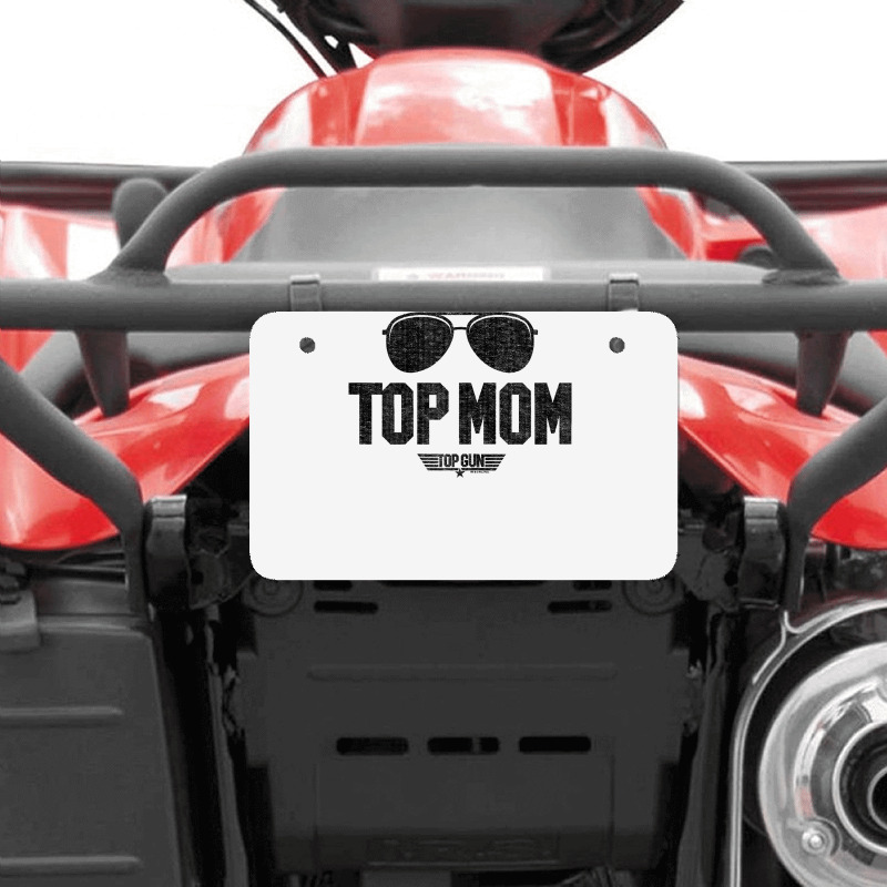 Top Gun   Top Mom T Shirt Atv License Plate | Artistshot