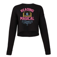 Reading Is Magical Cropped Sweater | Artistshot