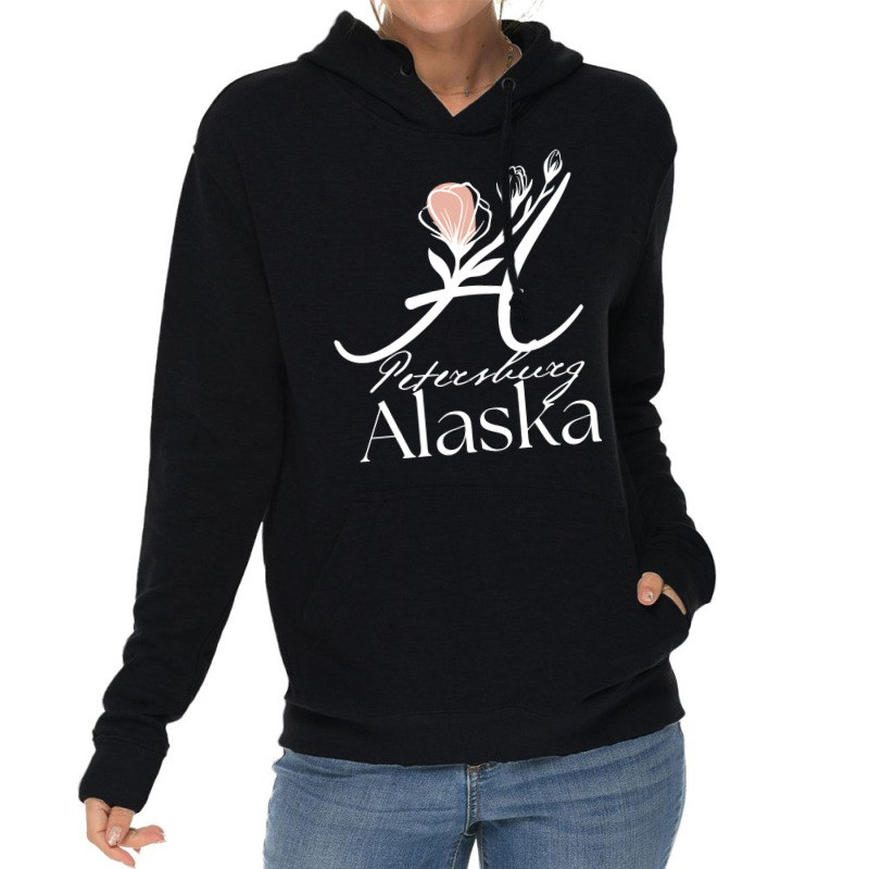 Proud Lady Petersburg Alaska Women Rose Home Sweet Home Long Sleeve T Lightweight Hoodie by tamkyfashions | Artistshot