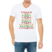 Dream Like Matrin Lead Fight V-neck Tee | Artistshot