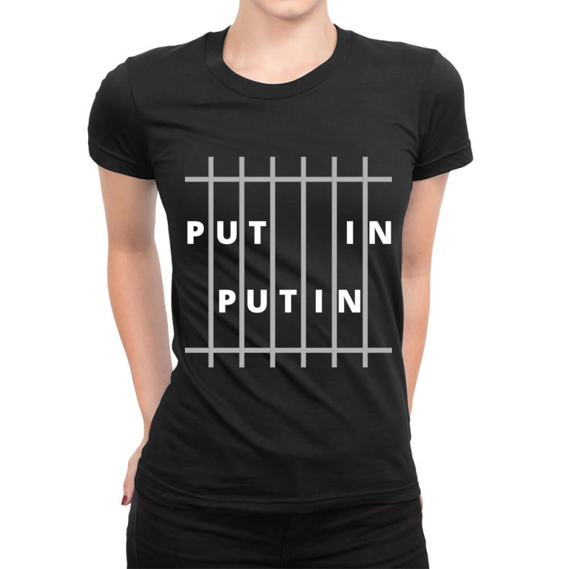 Put In Putin Ladies Fitted T-Shirt by cm-arts | Artistshot