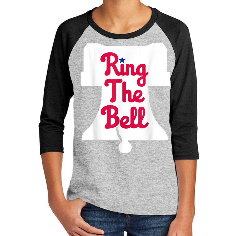 Vintage Philly Ring The Bell Philadelphia Baseball Christmas T Shirt Youth 3/4 Sleeve | Artistshot