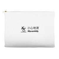 Slip Carefully Engrish Chinglish Bad Translation Accessory Pouches | Artistshot