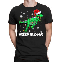 Merry Rexmas Funny Santa Dinosaur Christmas Pajamas Family Premium T S T-shirt | Artistshot