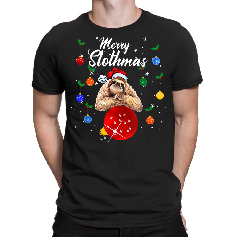 Merry Slothmas Christmas Pajama Cute Sloth Team Trending T Shirt T-shirt | Artistshot