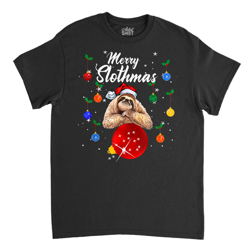 Merry Slothmas Christmas Pajama Cute Sloth Team Trending T Shirt Classic T-shirt | Artistshot