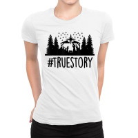 True Story Merry Christmas Jesus Retro Mens Womens T Shirt Ladies Fitted T-shirt | Artistshot