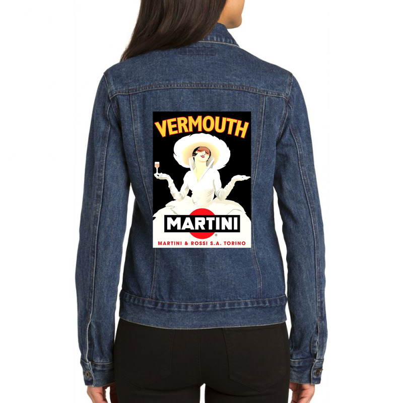 Martini Vermouth Martini Vermouth Martini Vermouth Ladies Denim Jacket by cm-arts | Artistshot