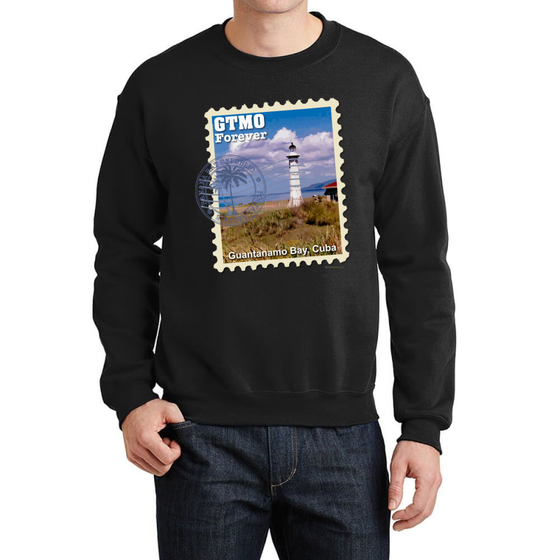 Gtmo Forever Stamp Crewneck Sweatshirt | Artistshot