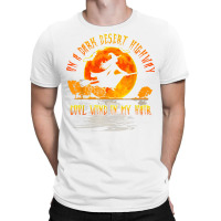 On The Dark Desert Highway Witch Riding Broom Night Hippies T Shirt T-shirt | Artistshot