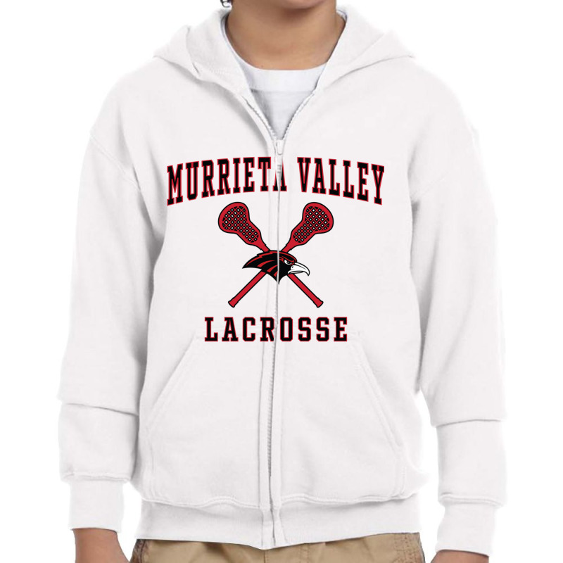 Murrieta Valley High School Nighthawks Lacrosse Pullover Hoodie Youth Zipper Hoodie by cm-arts | Artistshot