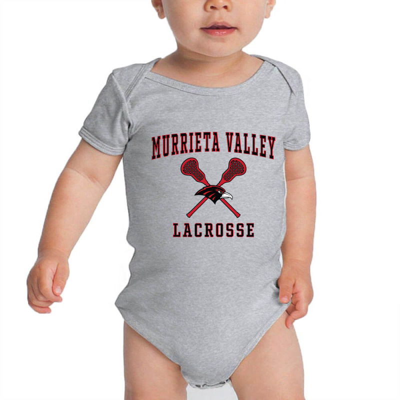 Murrieta Valley High School Nighthawks Lacrosse Pullover Hoodie Baby Bodysuit by cm-arts | Artistshot