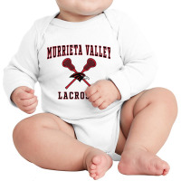 Murrieta Valley High School Nighthawks Lacrosse Pullover Hoodie Long Sleeve Baby Bodysuit | Artistshot