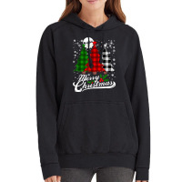 Plaid Merry Christmas Tree Buffalo Matching Family Xmas T Shirt Vintage Hoodie | Artistshot