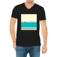 Guantanamo Bay V-neck Tee | Artistshot