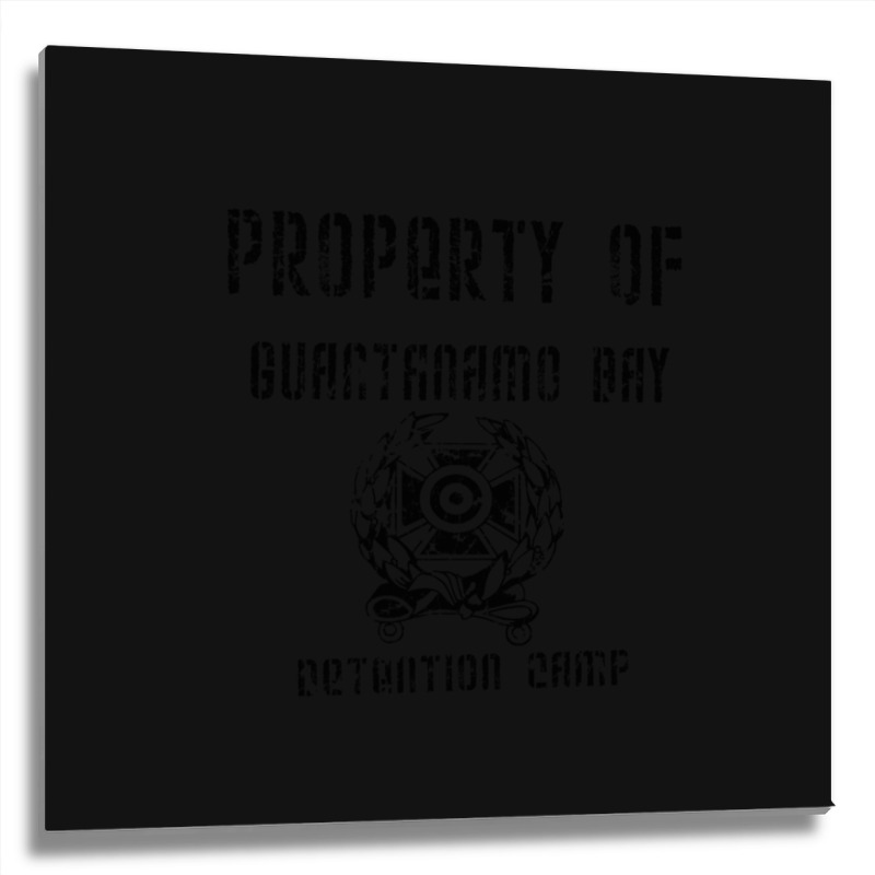 Guantanamo Bay Detention Camp Metal Print Square | Artistshot