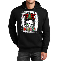 Santa's Favorite Nurse Christmas Mom Messy Bun Merry Nursing Sweatshir Unisex Hoodie | Artistshot