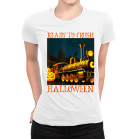 Funny Train Wagon Railroad Halloween Costume Boys Men Gift T Shirt Ladies Fitted T-shirt | Artistshot