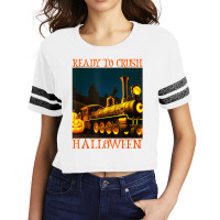 Funny Train Wagon Railroad Halloween Costume Boys Men Gift T Shirt Scorecard Crop Tee | Artistshot