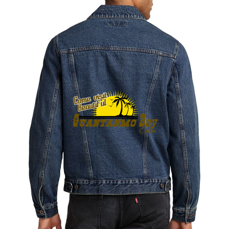 Cbesuchen Sie Schnen Guantanamo Bucht Kuba Lustiger Geeknerd Men Denim Jacket | Artistshot