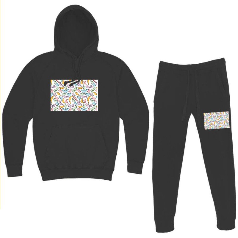 Cute Dino Explosion Lap Sleeve Hoodie & Jogger Set | Artistshot