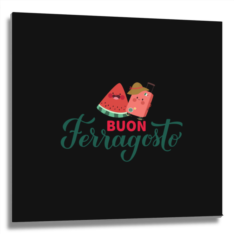 Ferragosto Metal Print Square | Artistshot