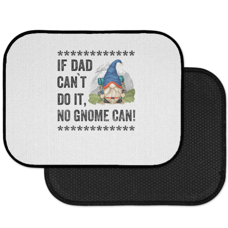 Hiking Dad Gnomie For Men Funny Grandpa Gnome Outdoorsmen Rear Car Mat ...