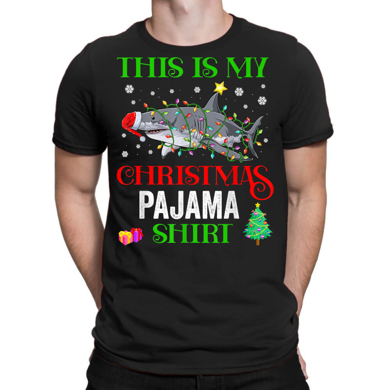 This Is My Fishing Christmas Pajama Merry Fishmas Fisherman T Shirt T-shirt | Artistshot