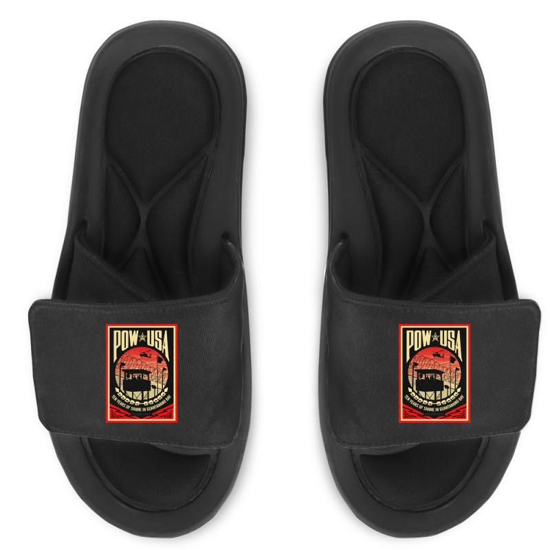 Pow Usa Guantanamo Bay Slide Sandal | Artistshot