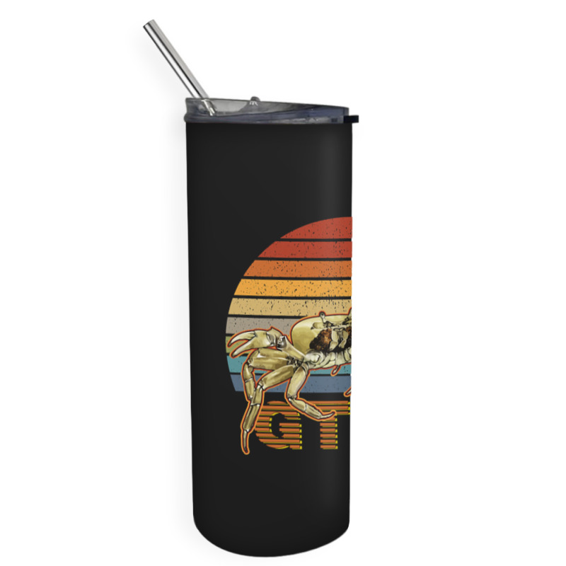 Retro Gtmo Landkrabbe  Nas Guantanamo Bay Cuba Skinny Tumbler | Artistshot