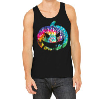 Tie Dye Halloween Jack O Lantern Spooky Pumpkin T Shirt Tank Top | Artistshot