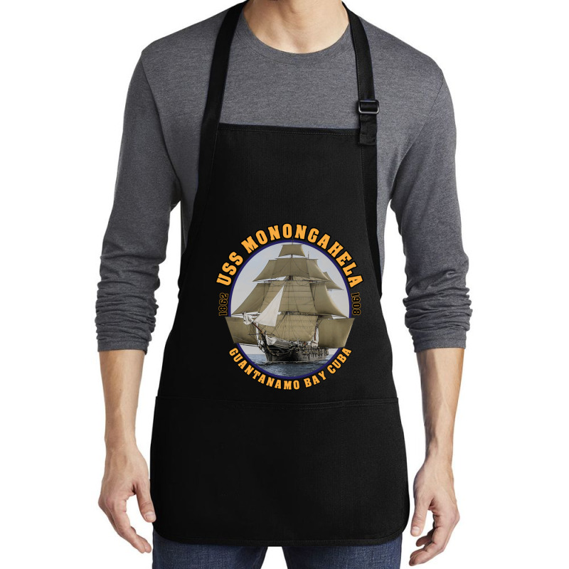 Uss Monongahela Medium-length Apron | Artistshot