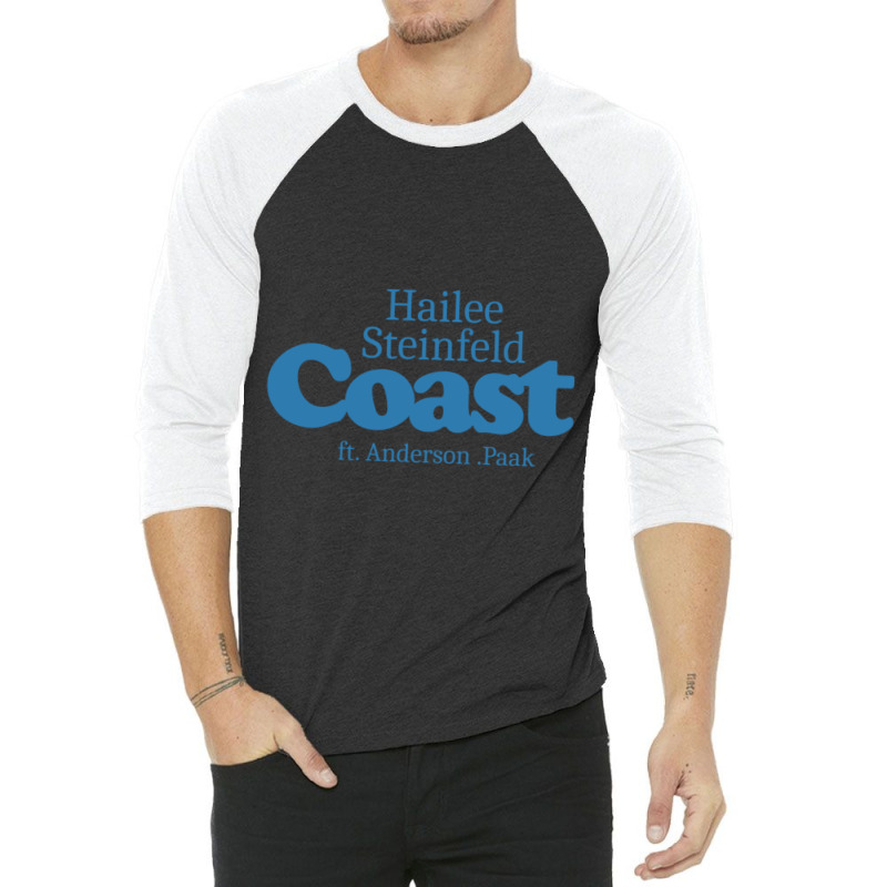 Hailee Steinfeld Coast Anderson Paak Blue 3/4 Sleeve Shirt by cm-arts | Artistshot